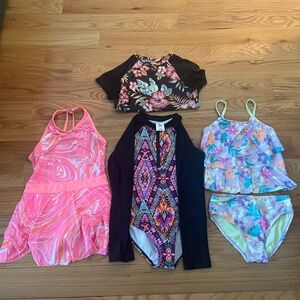 Girls Size 6 Swim Bundle